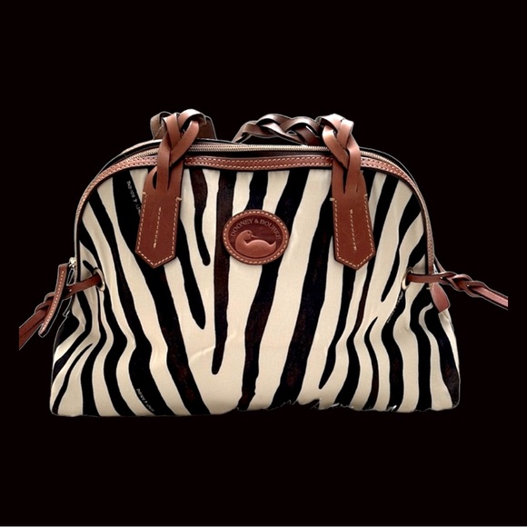 Dooney & Bourke Handbags - SOLD-Dooney Bourke Safari Zebra Print Tote